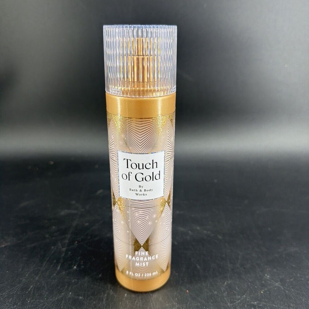 ONE Bath & Body Works TOUCH OF GOLD  Fine Fragrance Mist Spray 8 oz NEW!
